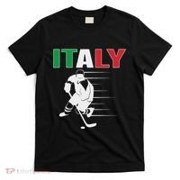 Italy Ice Hockey Fans Jersey Italian Hockey Team Supporter T-Shirt thumb 0