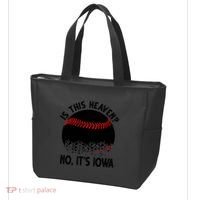 Is It Heaven No It's Iowa Baseball Lover Tote Bag thumb 3