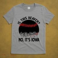 Is It Heaven No It's Iowa Baseball Lover T-Shirt thumb 5