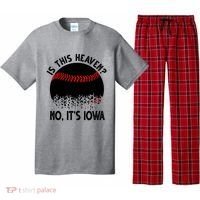 Is It Heaven No It's Iowa Baseball Lover Pajama Set thumb 0