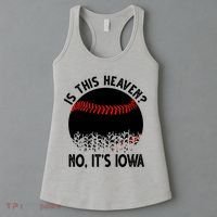 Is It Heaven No It's Iowa Baseball Lover Women's Tank Top thumb 3