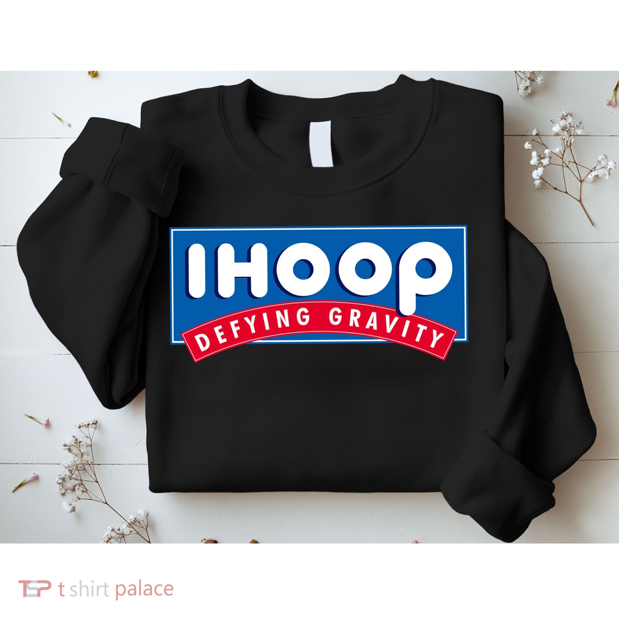 Ihoop I Hoop Defying Gravity Basketball & Basketballer Sweatshirt