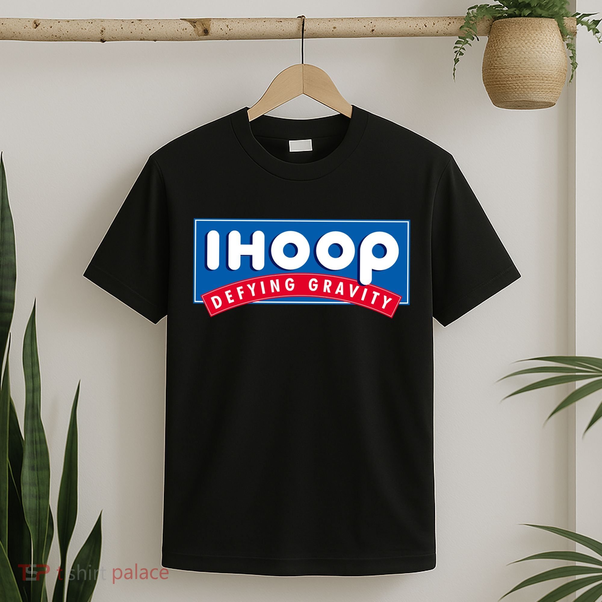 Ihoop I Hoop Defying Gravity Basketball & Basketballer T-Shirt