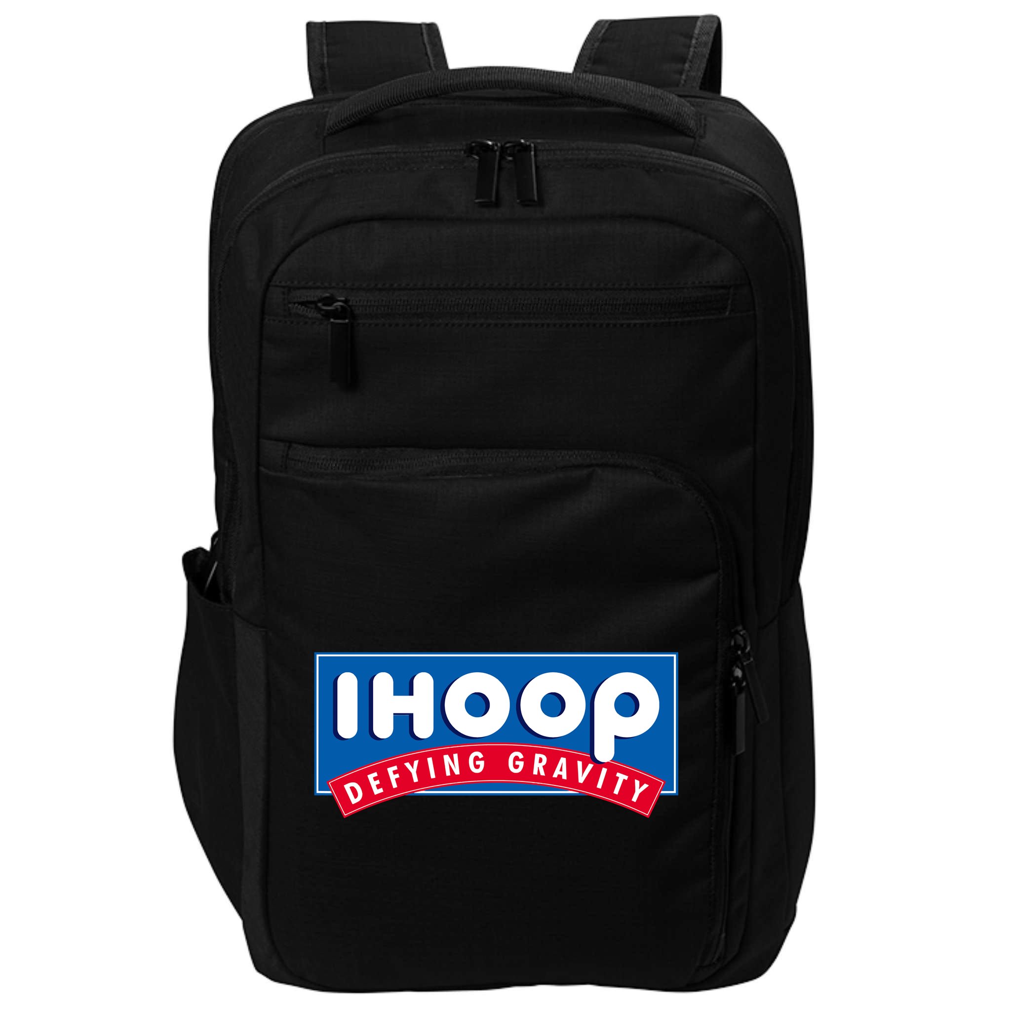 Ihoop I Hoop Defying Gravity Basketball & Basketballer Impact Tech Backpack