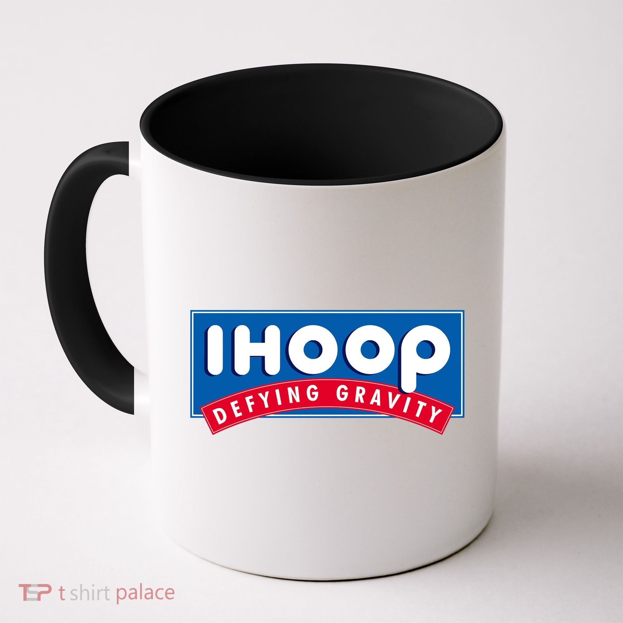 Ihoop I Hoop Defying Gravity Basketball & Basketballer Coffee Mug