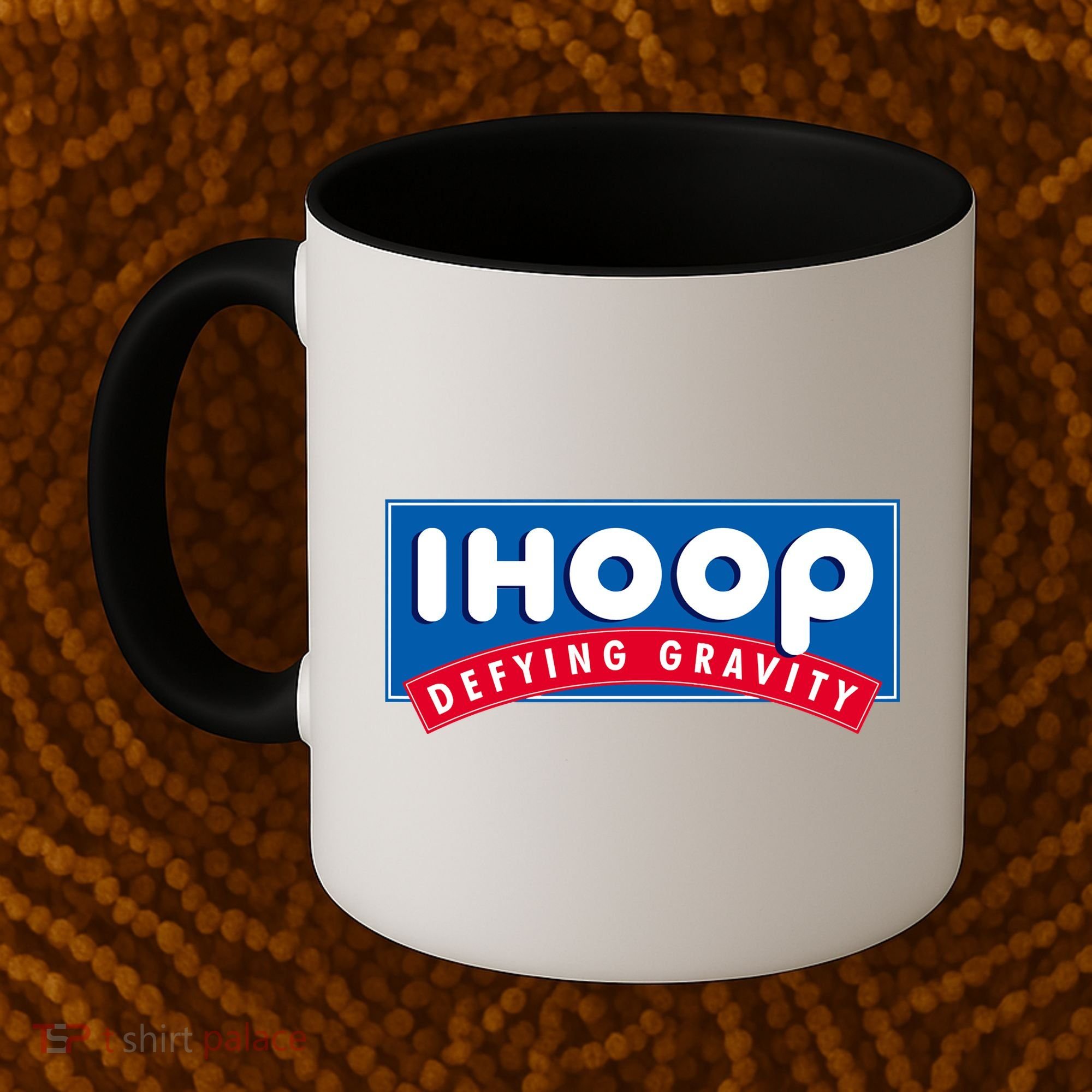 Ihoop I Hoop Defying Gravity Basketball & Basketballer Coffee Mug