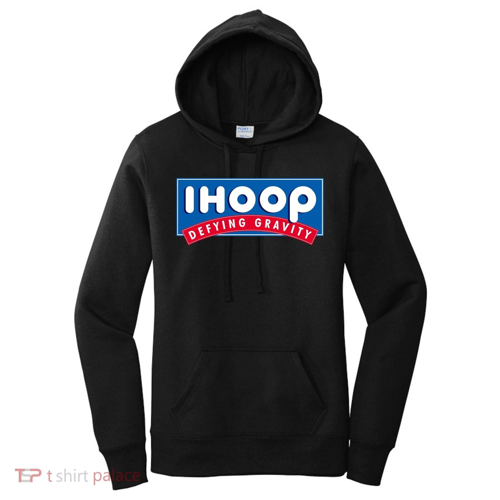 Ihoop I Hoop Defying Gravity Basketball & Basketballer Women's Hoodie