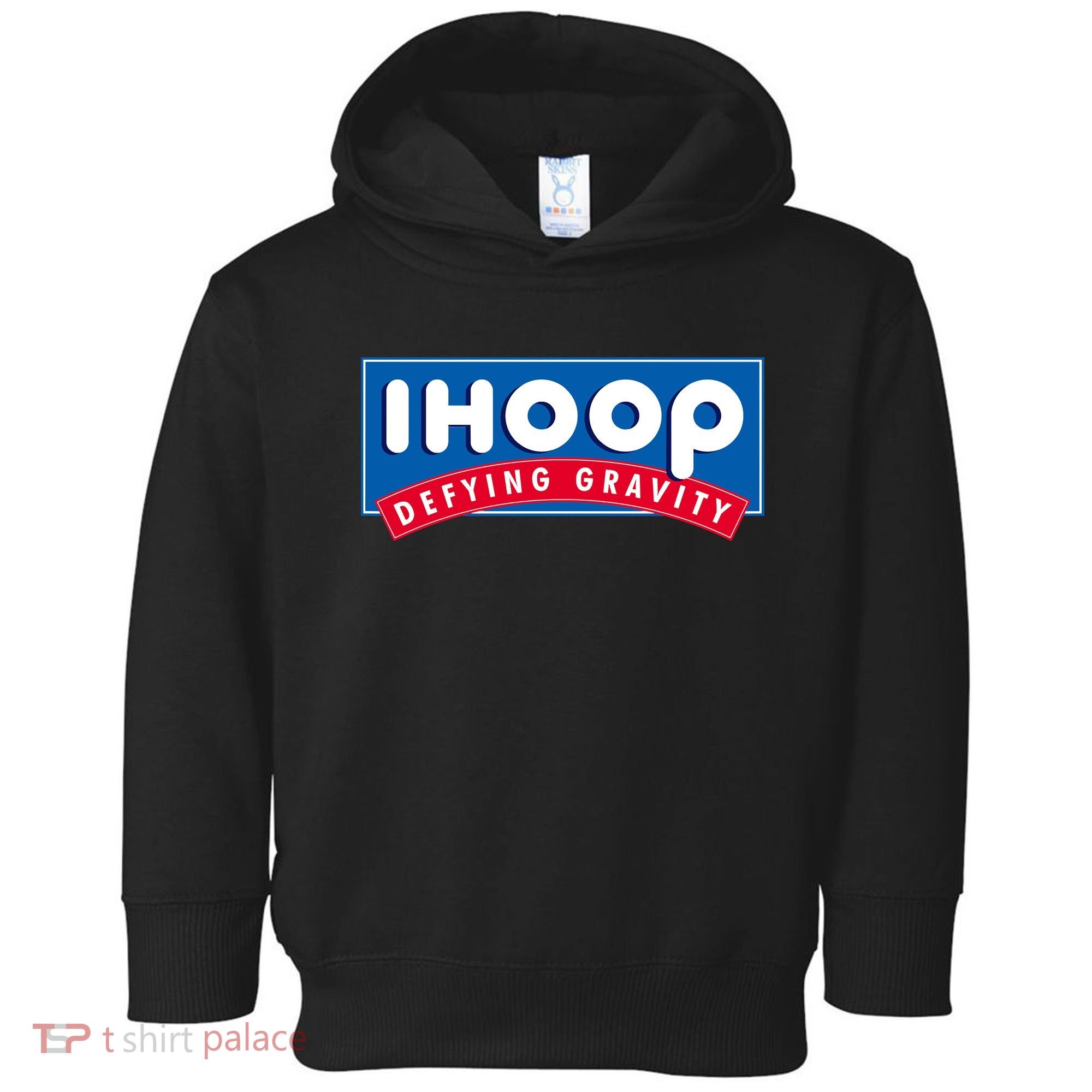 Ihoop I Hoop Defying Gravity Basketball & Basketballer Toddler Hoodie