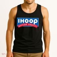 Ihoop I Hoop Defying Gravity Basketball & Basketballer Tank Top thumb 3