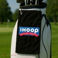 Ihoop I Hoop Defying Gravity Basketball & Basketballer Golf Towel thumb 2