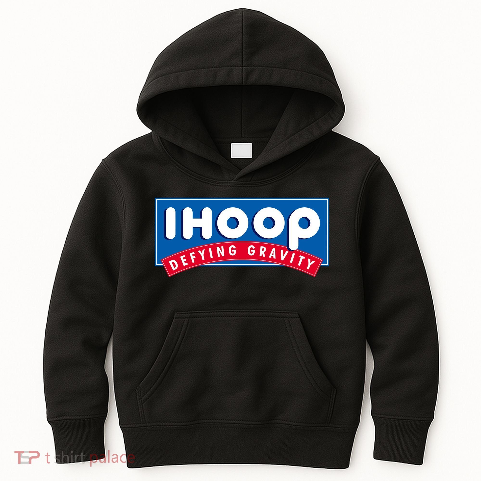 Ihoop I Hoop Defying Gravity Basketball & Basketballer Kids Hoodie