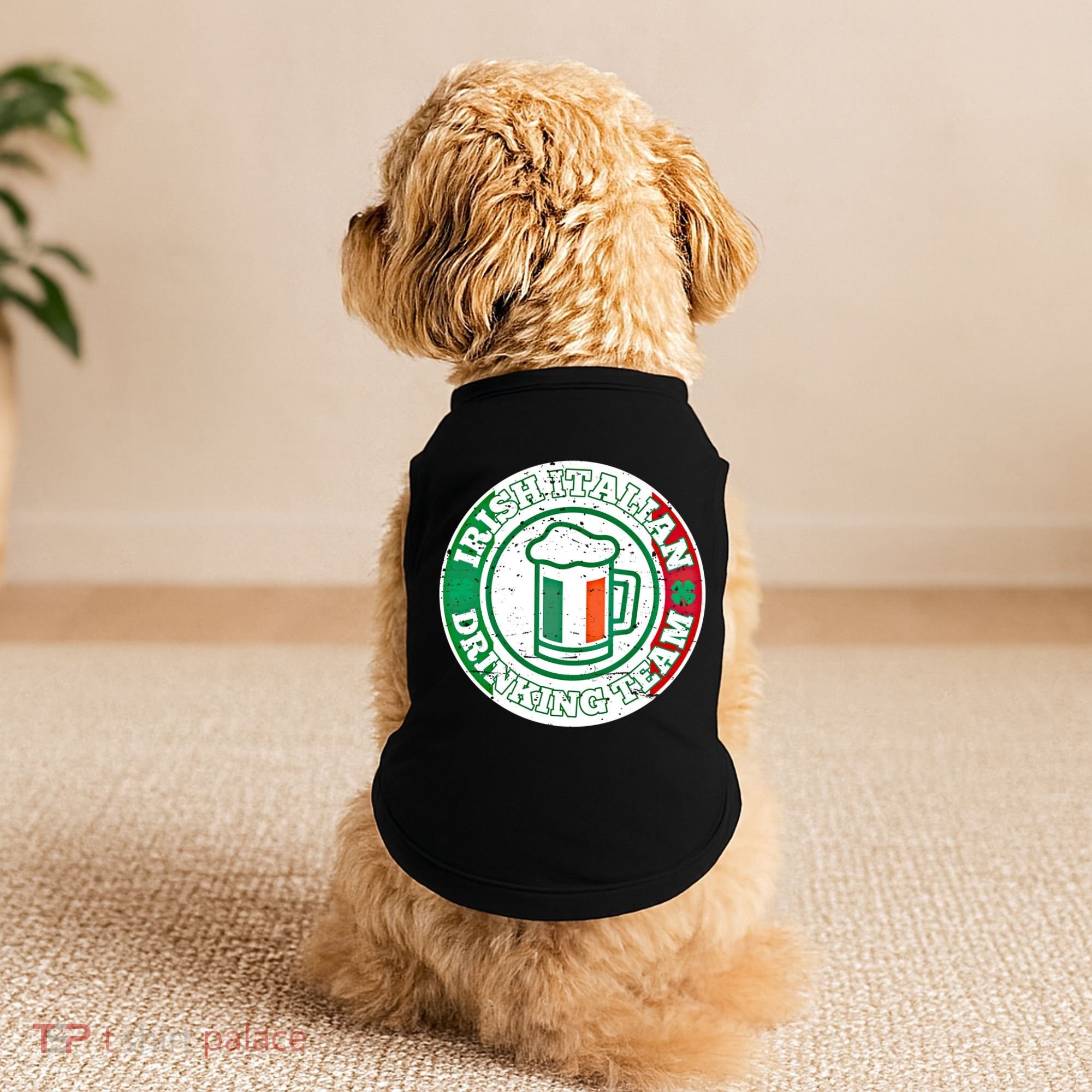 Irish Italian Ing Team Italy Flag St Patrick Humor Gift Cool Gift Doggie Tank