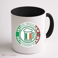 Irish Italian Ing Team Italy Flag St Patrick Humor Gift Cool Gift Coffee Mug thumb 1