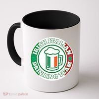 Irish Italian Ing Team Italy Flag St Patrick Humor Gift Cool Gift Coffee Mug thumb 0