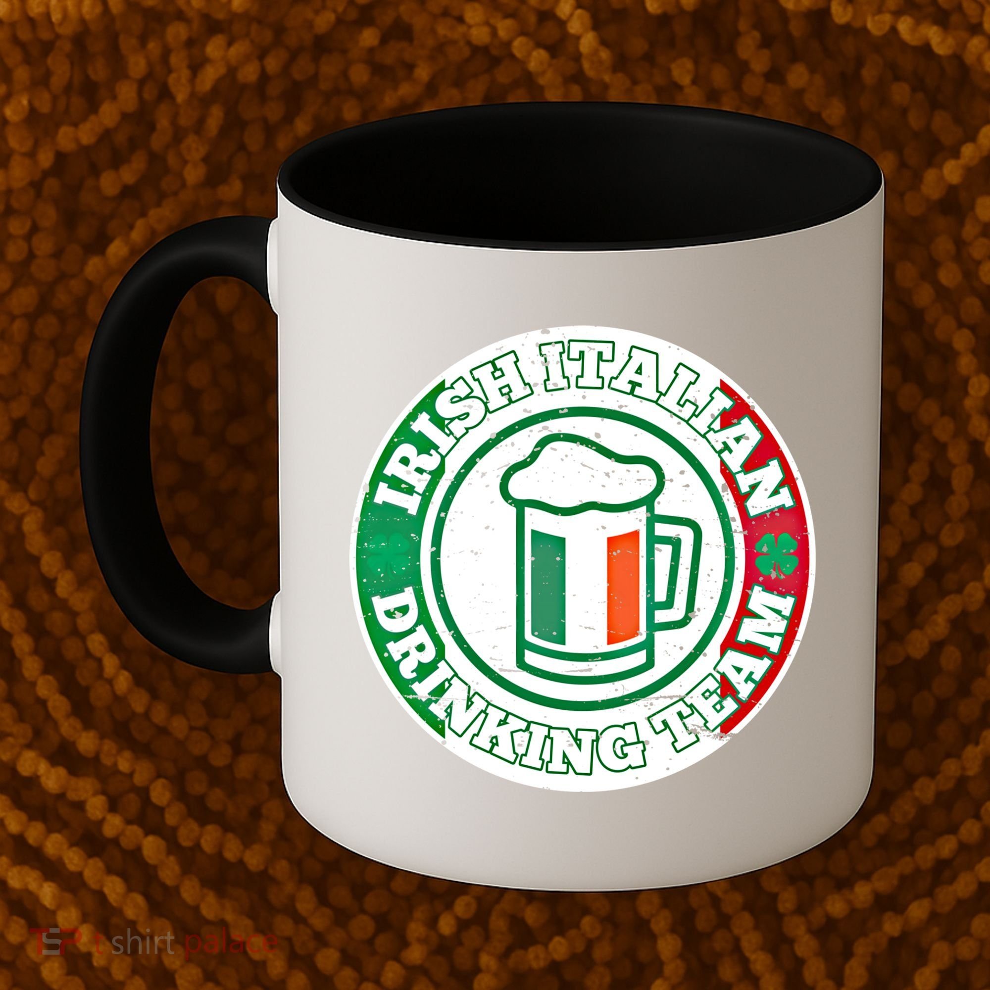 Irish Italian Ing Team Italy Flag St Patrick Humor Gift Cool Gift Coffee Mug