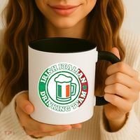 Irish Italian Ing Team Italy Flag St Patrick Humor Gift Cool Gift Coffee Mug thumb 3