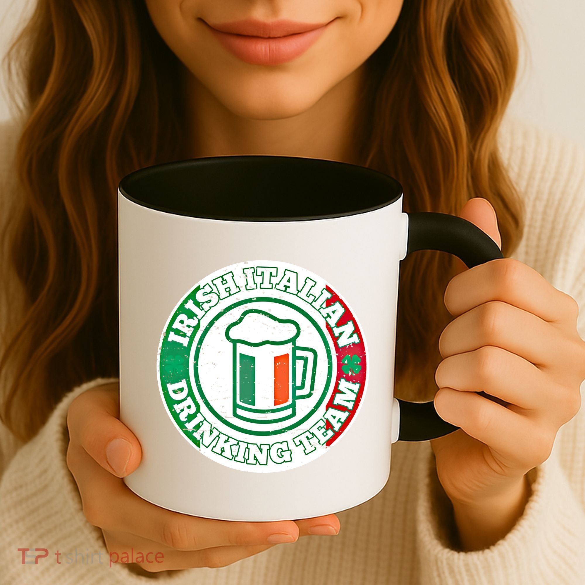 Irish Italian Ing Team Italy Flag St Patrick Humor Gift Cool Gift Coffee Mug