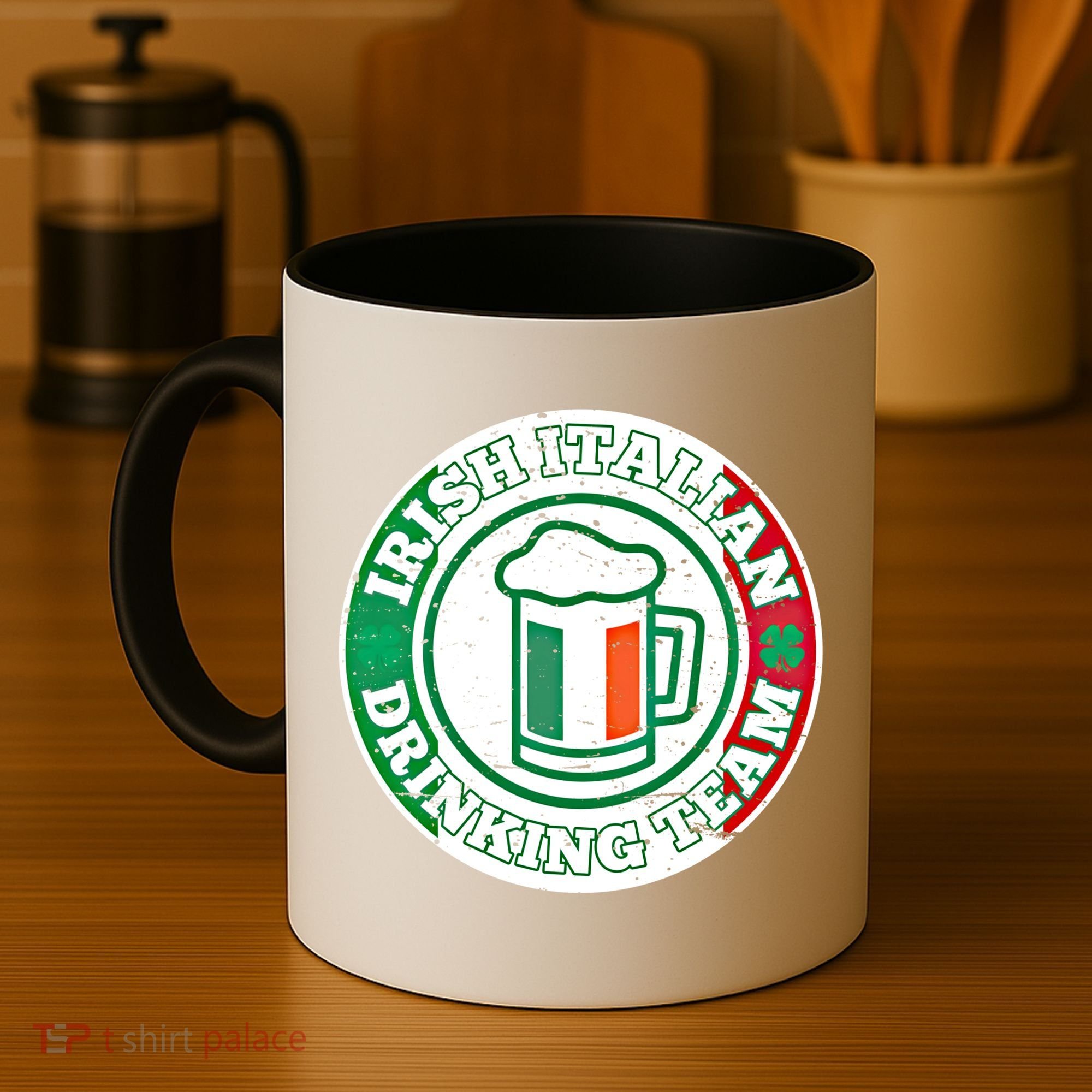 Irish Italian Ing Team Italy Flag St Patrick Humor Gift Cool Gift Coffee Mug