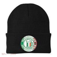 Irish Italian Ing Team Italy Flag St Patrick Humor Gift Cool Gift Beanie thumb 0