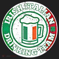 Irish Italian Ing Team Italy Flag St Patrick Humor Gift Cool Gift Beanie thumb 2