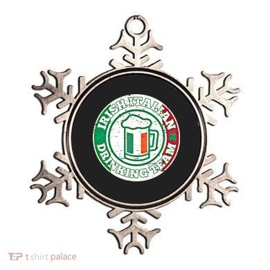 Irish Italian Ing Team Italy Flag St Patrick Humor Gift Cool Gift Ornament