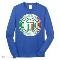 Irish Italian Ing Team Italy Flag St Patrick Humor Gift Cool Gift Long Sleeve Shirt thumb 0