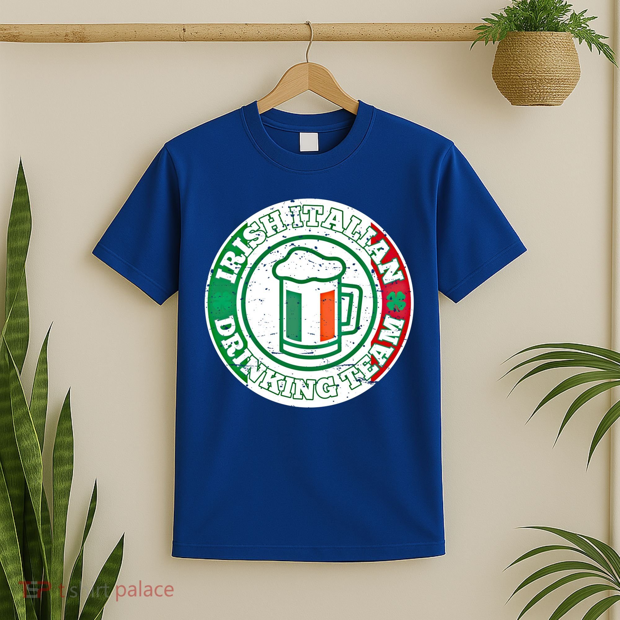 Irish Italian Ing Team Italy Flag St Patrick Humor Gift Cool Gift T-Shirt