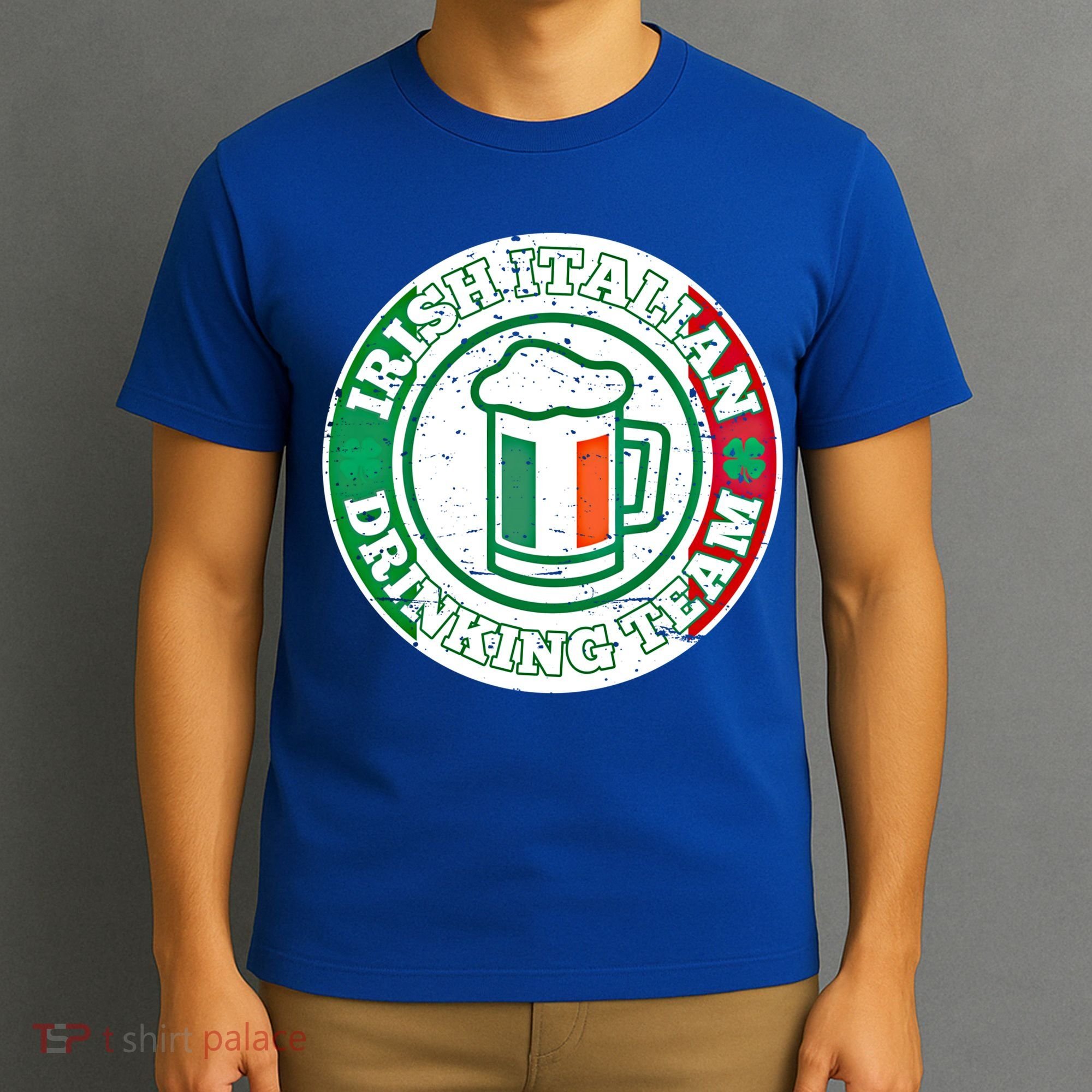 Irish Italian Ing Team Italy Flag St Patrick Humor Gift Cool Gift T-Shirt