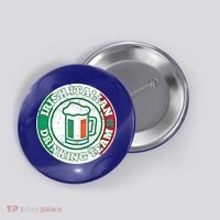 Irish Italian Ing Team Italy Flag St Patrick Humor Gift Cool Gift Button thumb 0