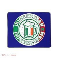 Irish Italian Ing Team Italy Flag St Patrick Humor Gift Cool Gift Mousepad thumb 0