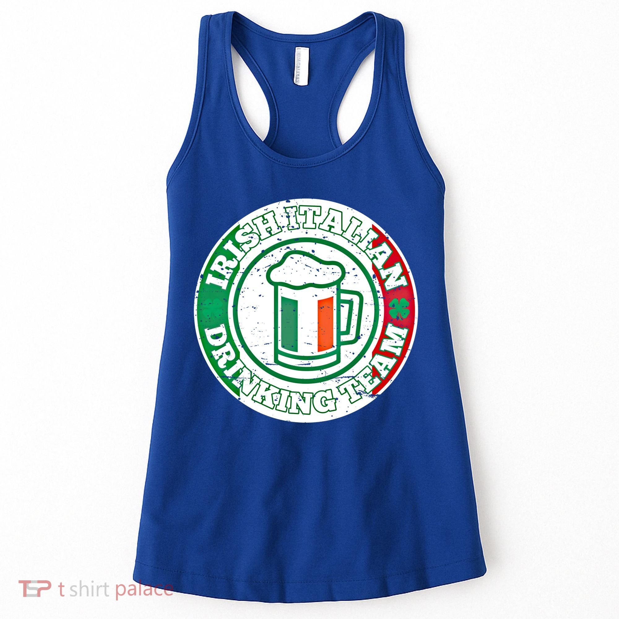 Irish Italian Ing Team Italy Flag St Patrick Humor Gift Cool Gift Women's Tank Top