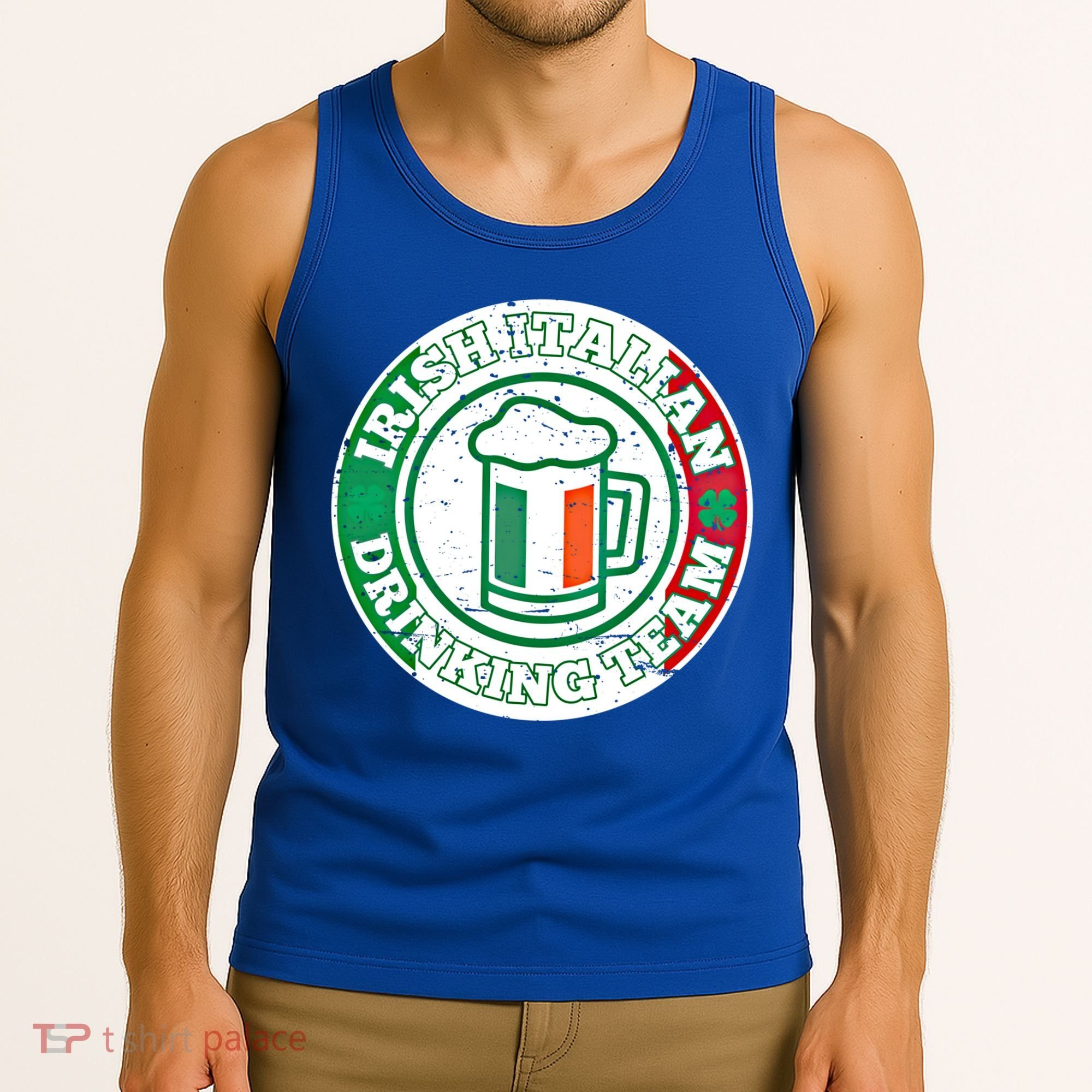 Irish Italian Ing Team Italy Flag St Patrick Humor Gift Cool Gift Tank Top