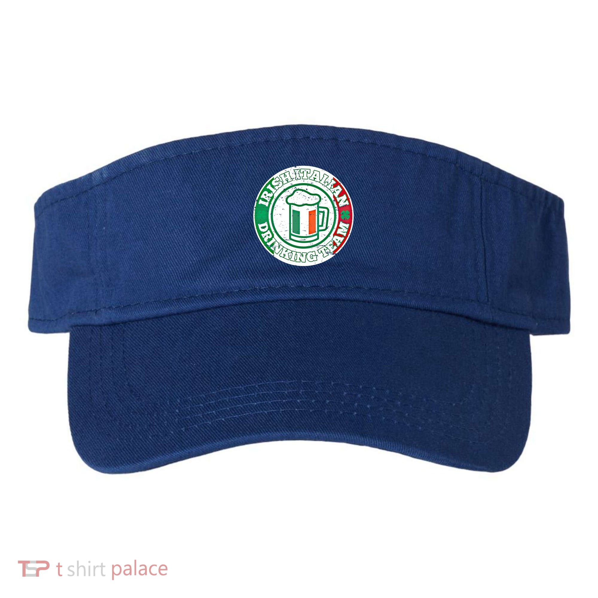 Irish Italian Ing Team Italy Flag St Patrick Humor Gift Cool Gift Visor