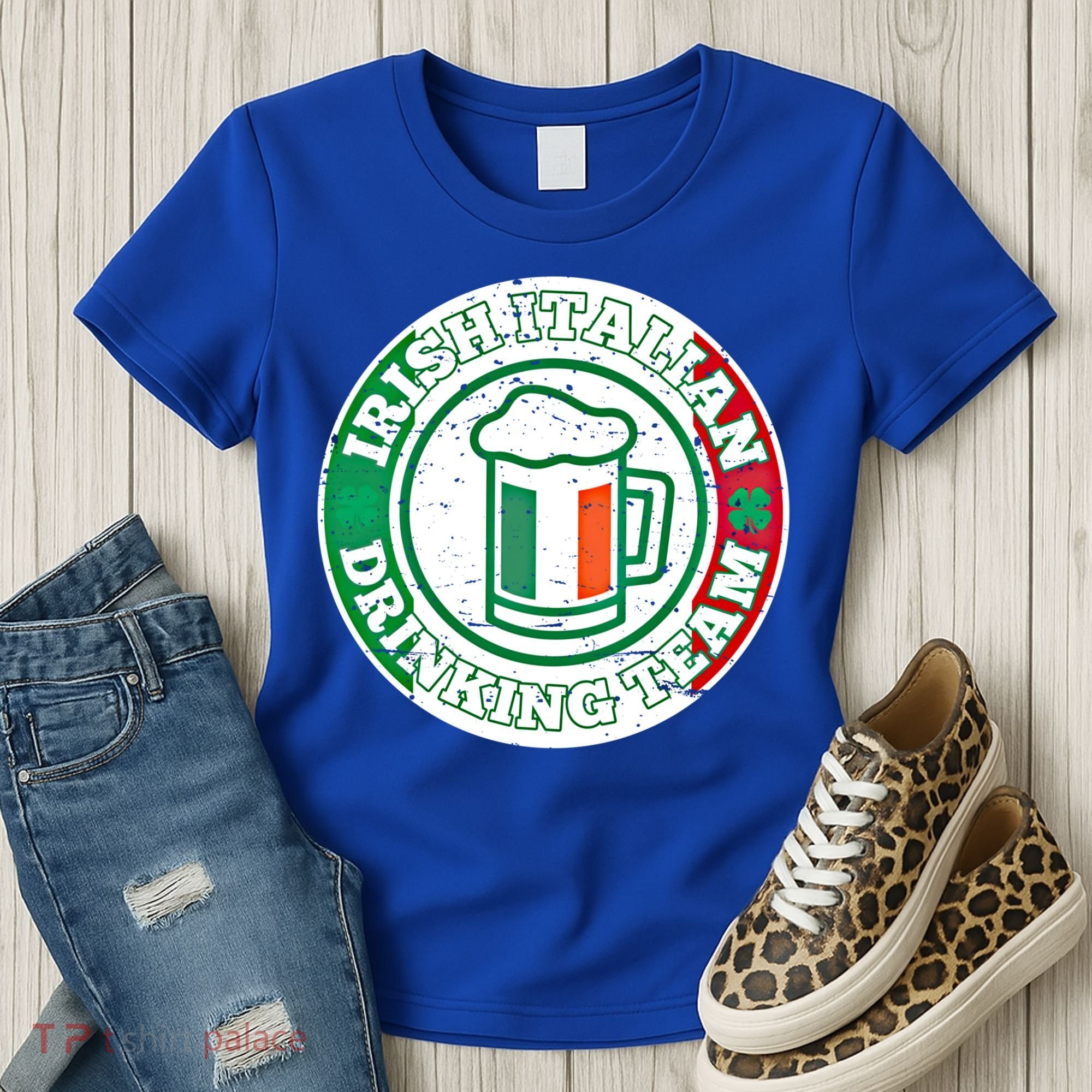 Irish Italian Ing Team Italy Flag St Patrick Humor Gift Cool Gift Women's T-Shirt