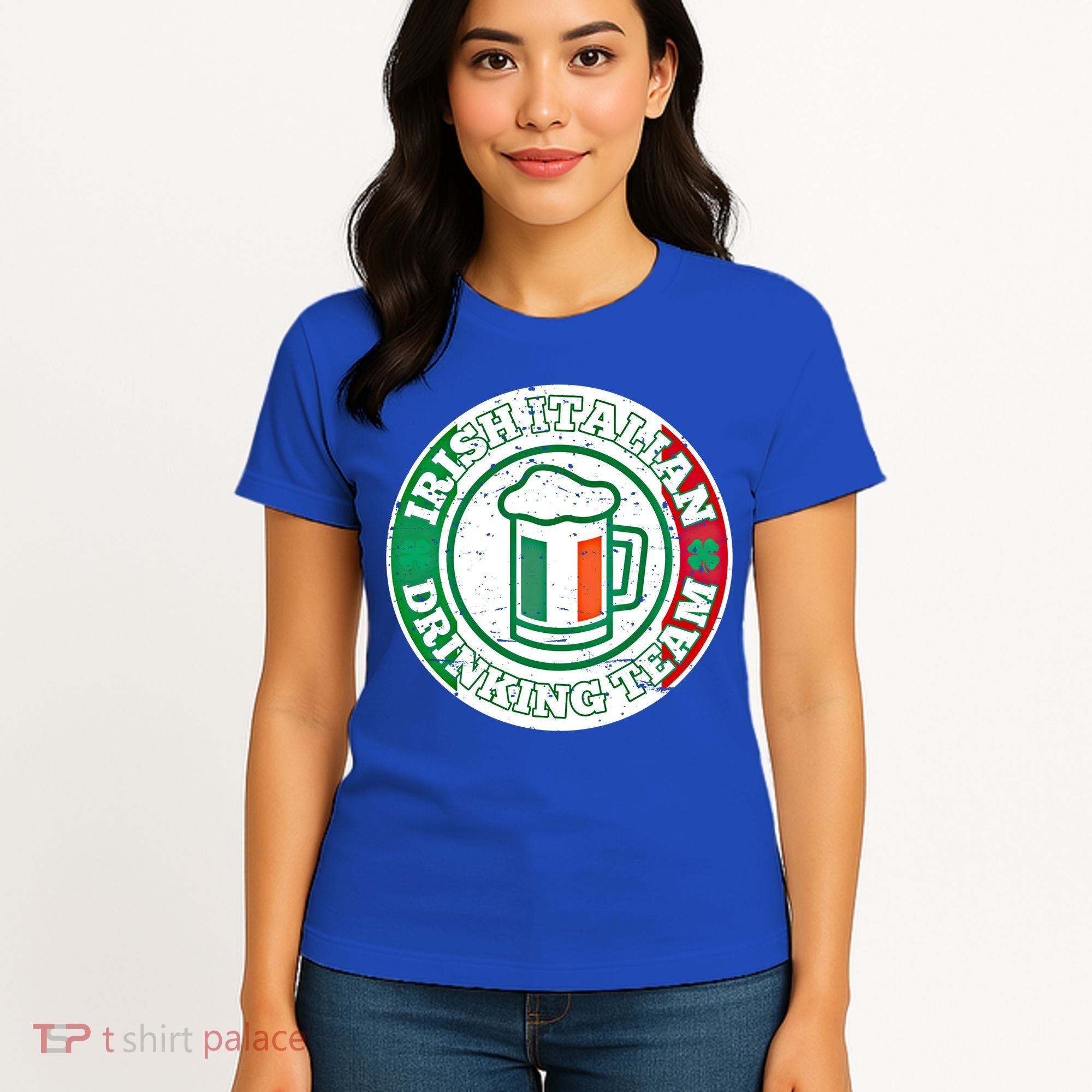 Irish Italian Ing Team Italy Flag St Patrick Humor Gift Cool Gift Women's T-Shirt