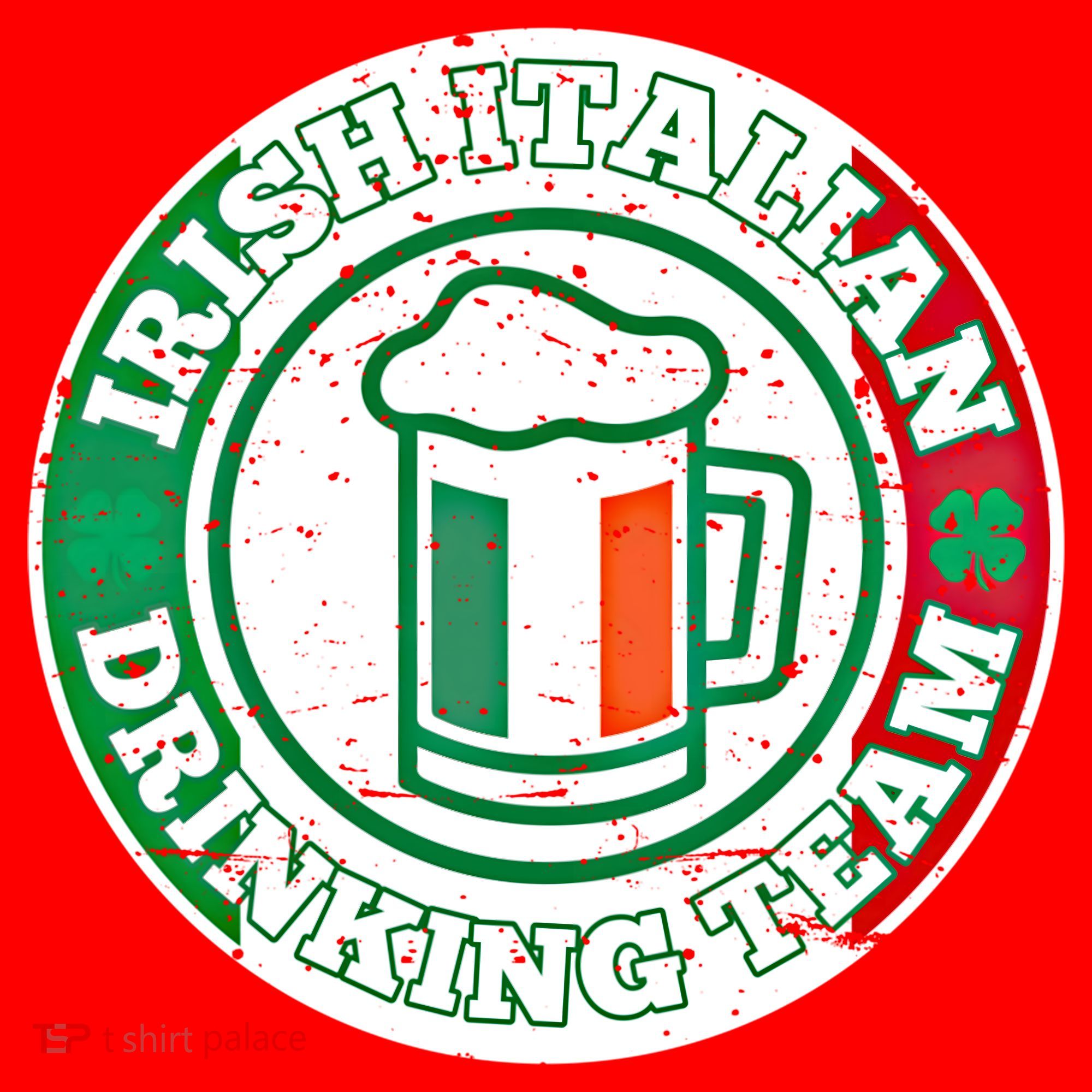 Irish Italian Ing Team Italy Flag St Patrick Humor Gift Cool Gift Santa Hat