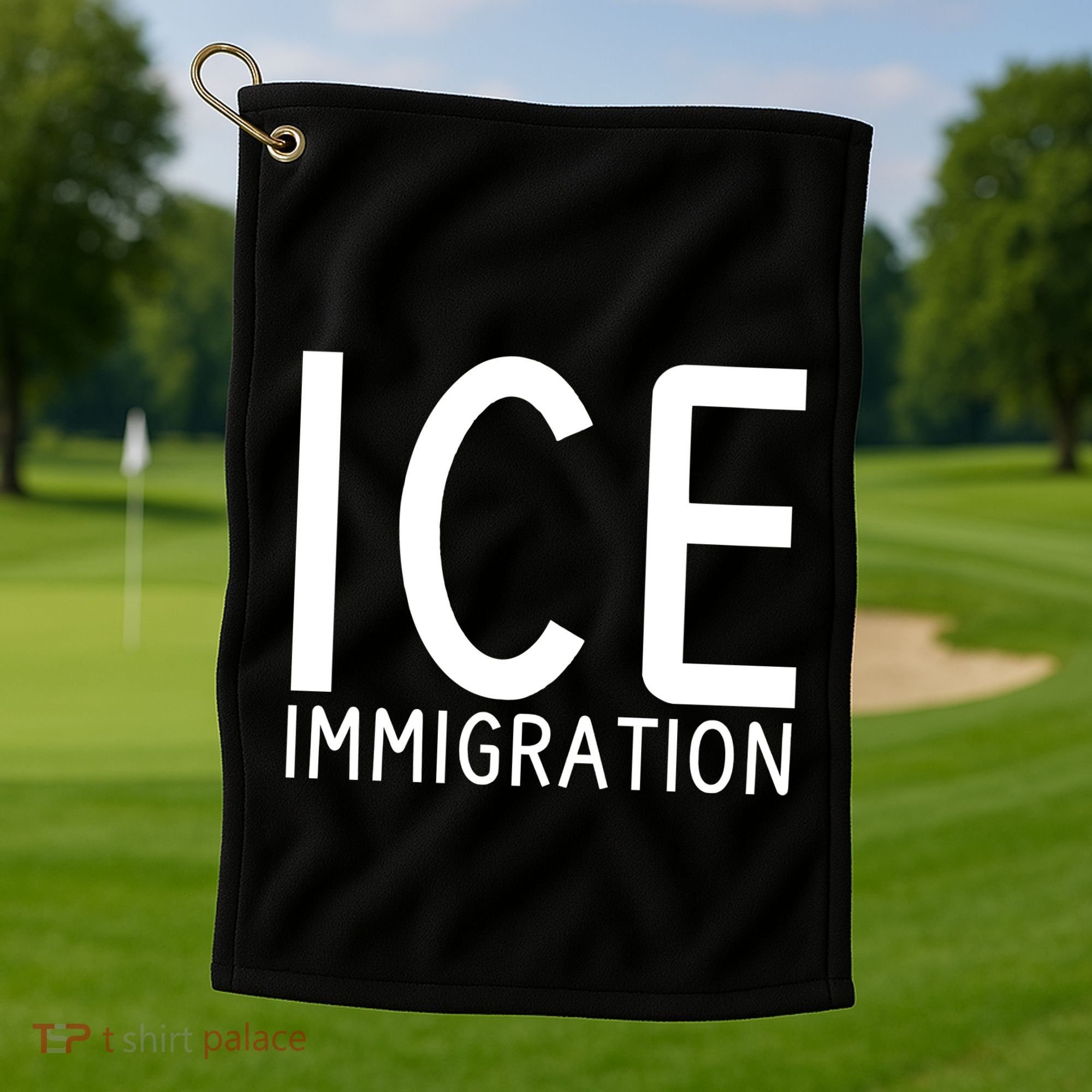 Ice Immigration Golf Towel