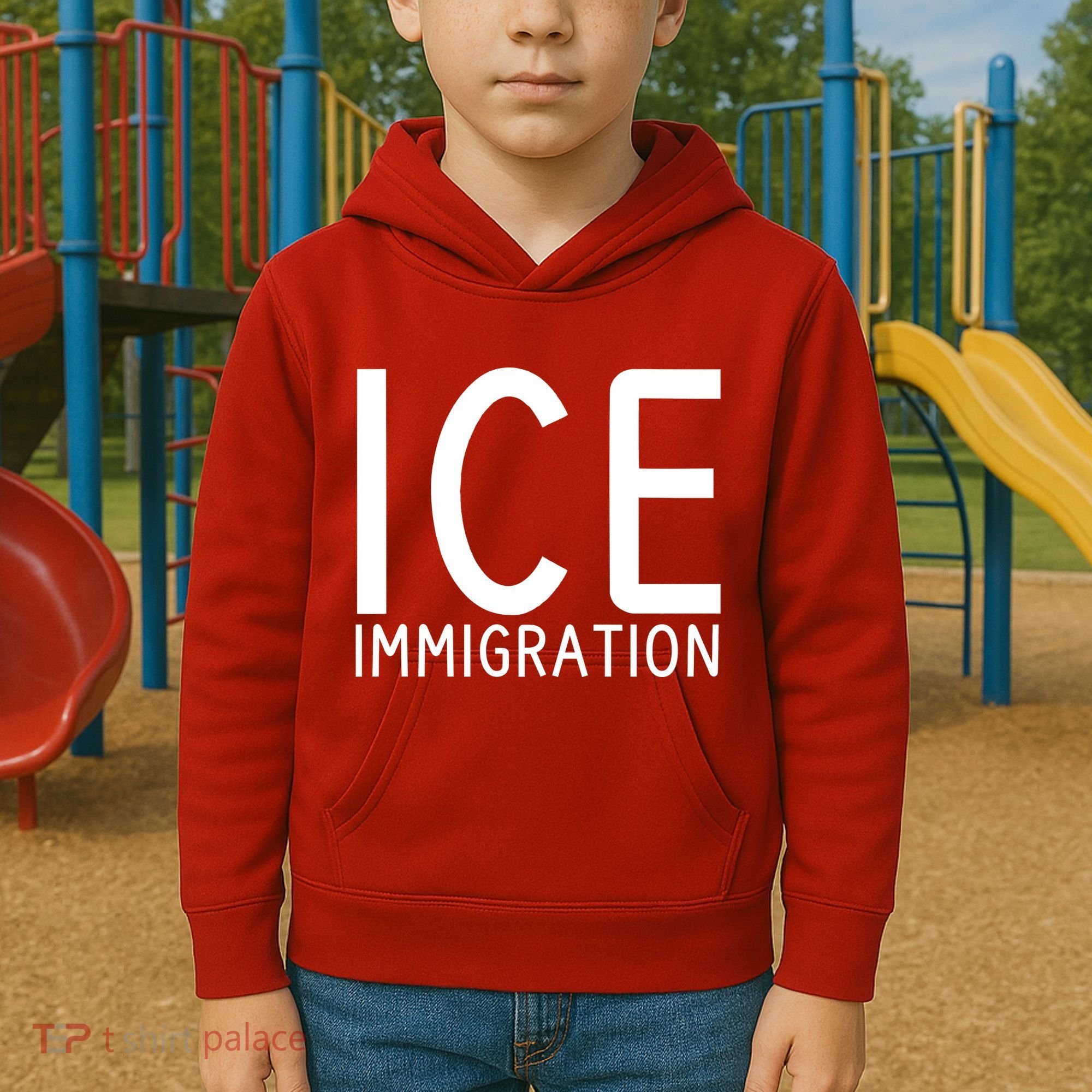 Ice Immigration Kids Hoodie