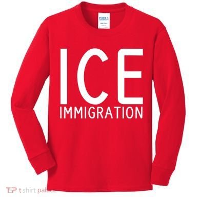 Ice Immigration Kids Long Sleeve Shirt
