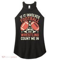If It Involves Football And Wrestling Count Me In Women's Perfect Tri Rocker Tank thumb 0