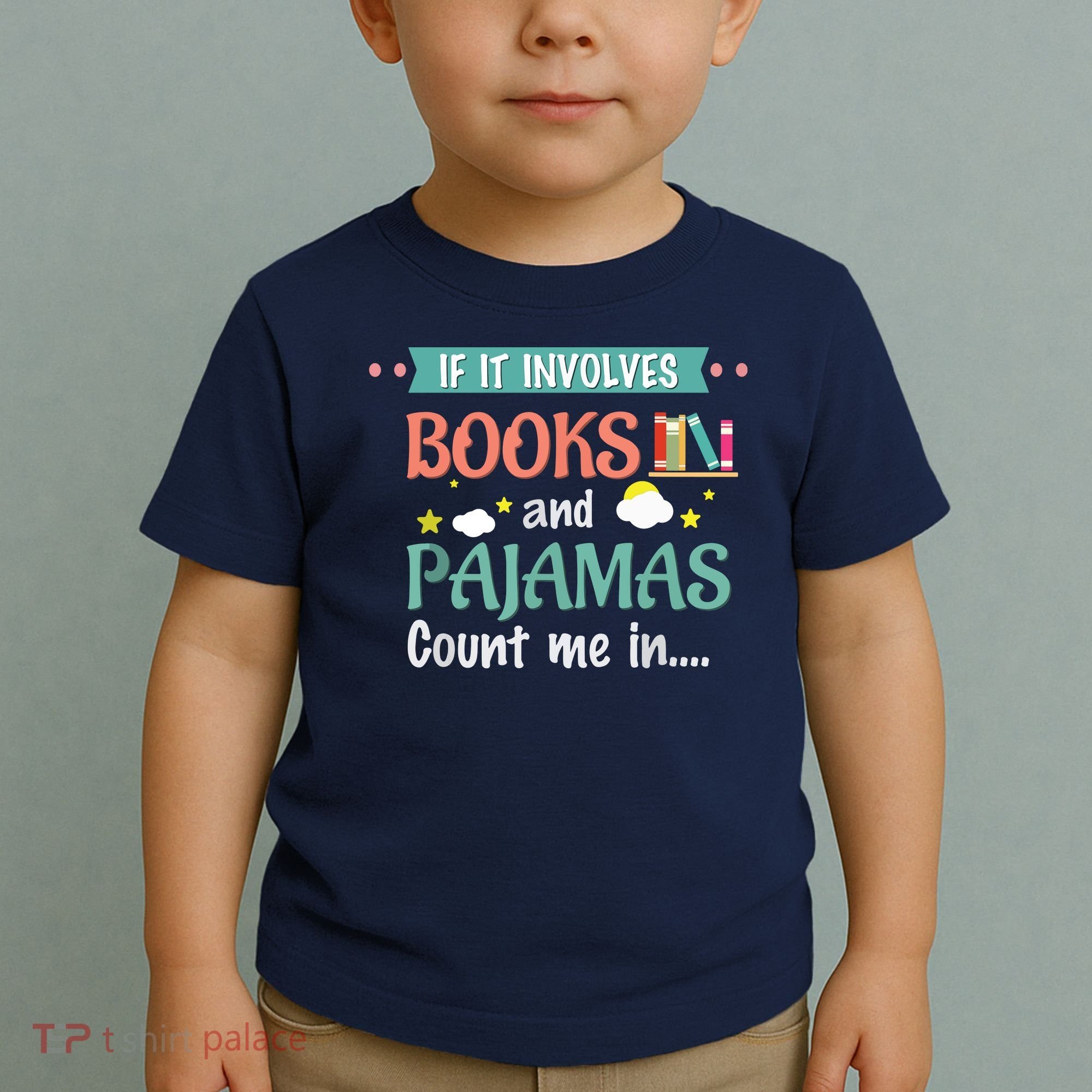 If It Involves Books And Pajamas Book Lover Gift Toddler T-Shirt