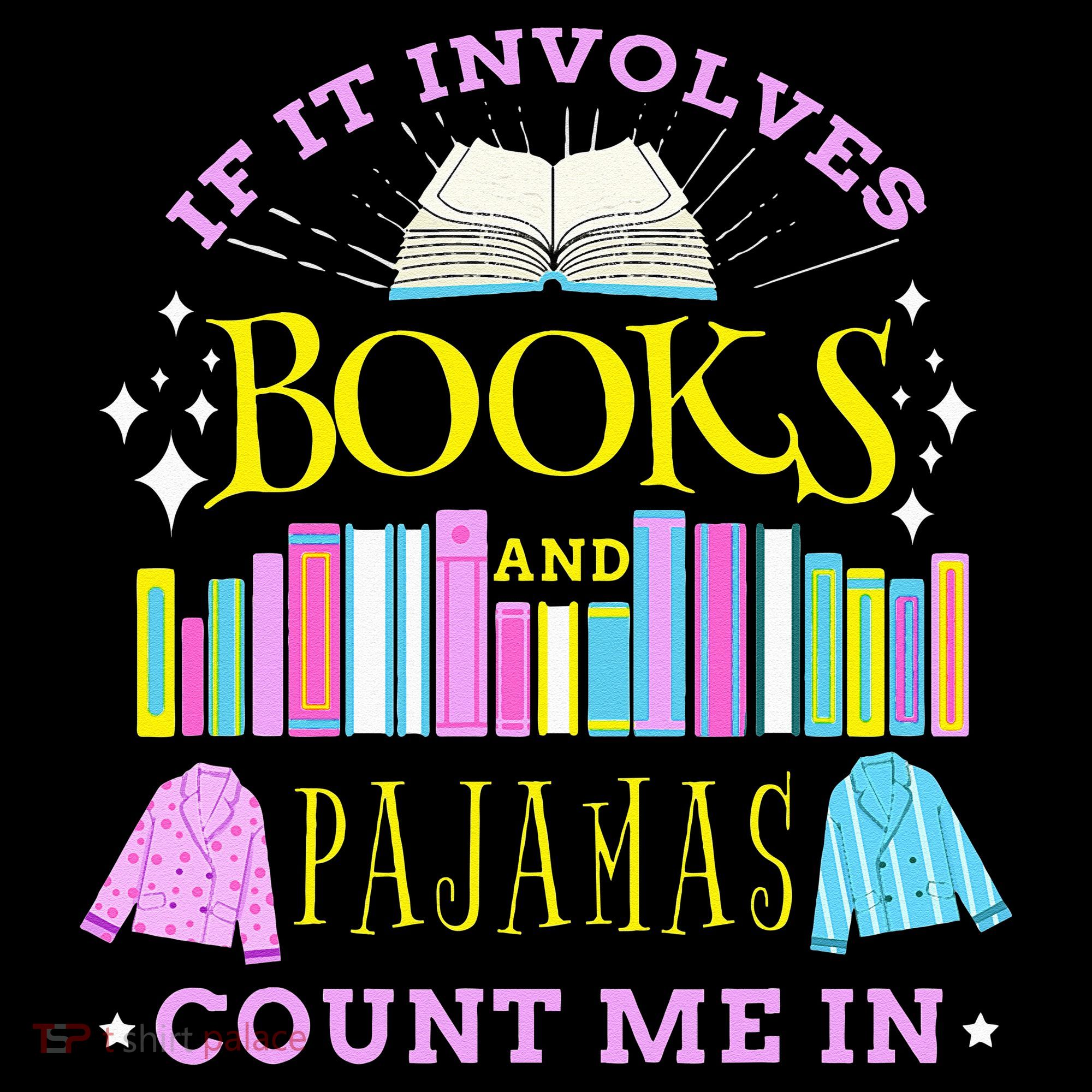 If It Involves Books and Pajamas Count Me In Librarian Women's Hoodie