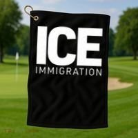 ICE Immigration Golf Towel thumb 1
