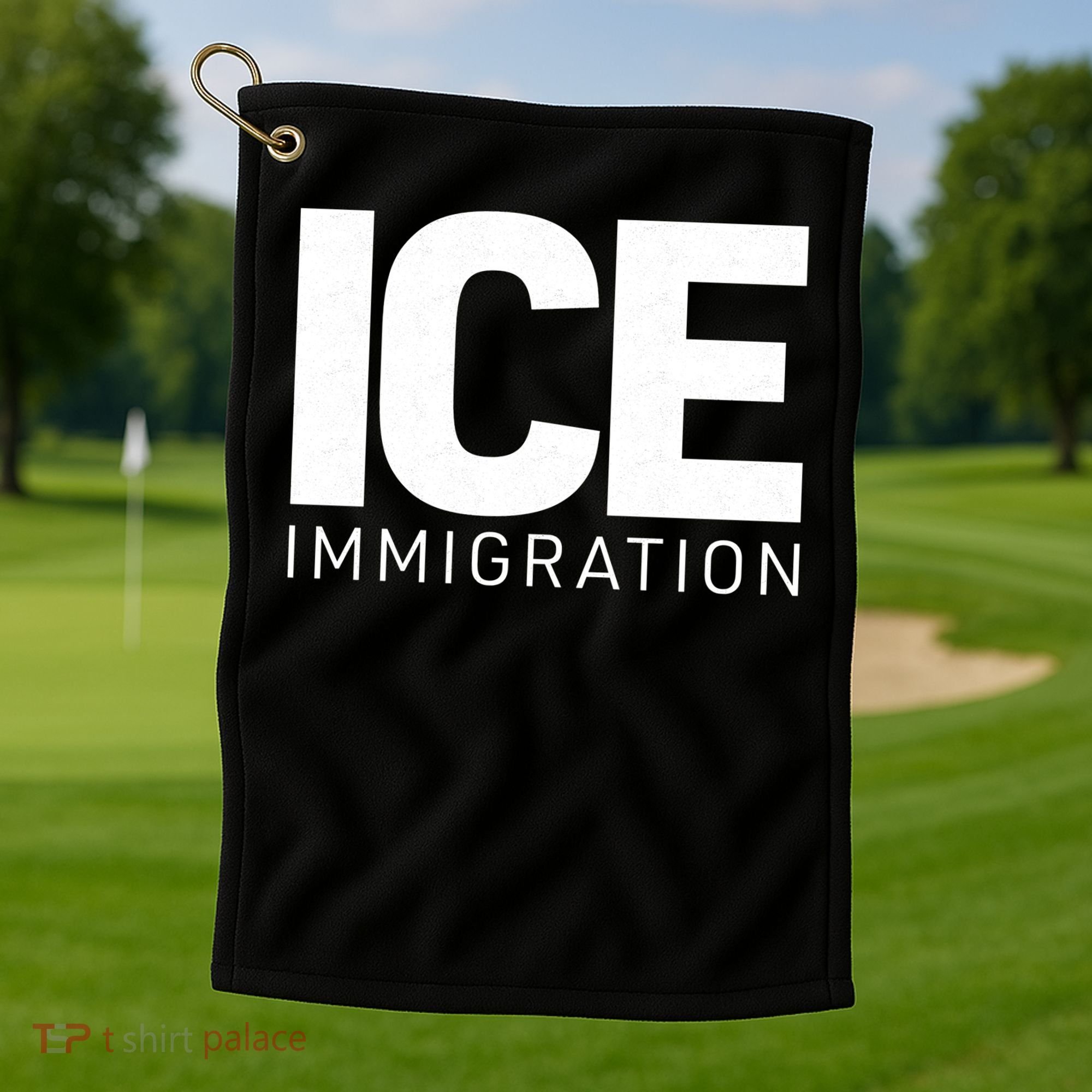 ICE Immigration Golf Towel