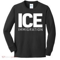 ICE Immigration Kids Long Sleeve Shirt thumb 0