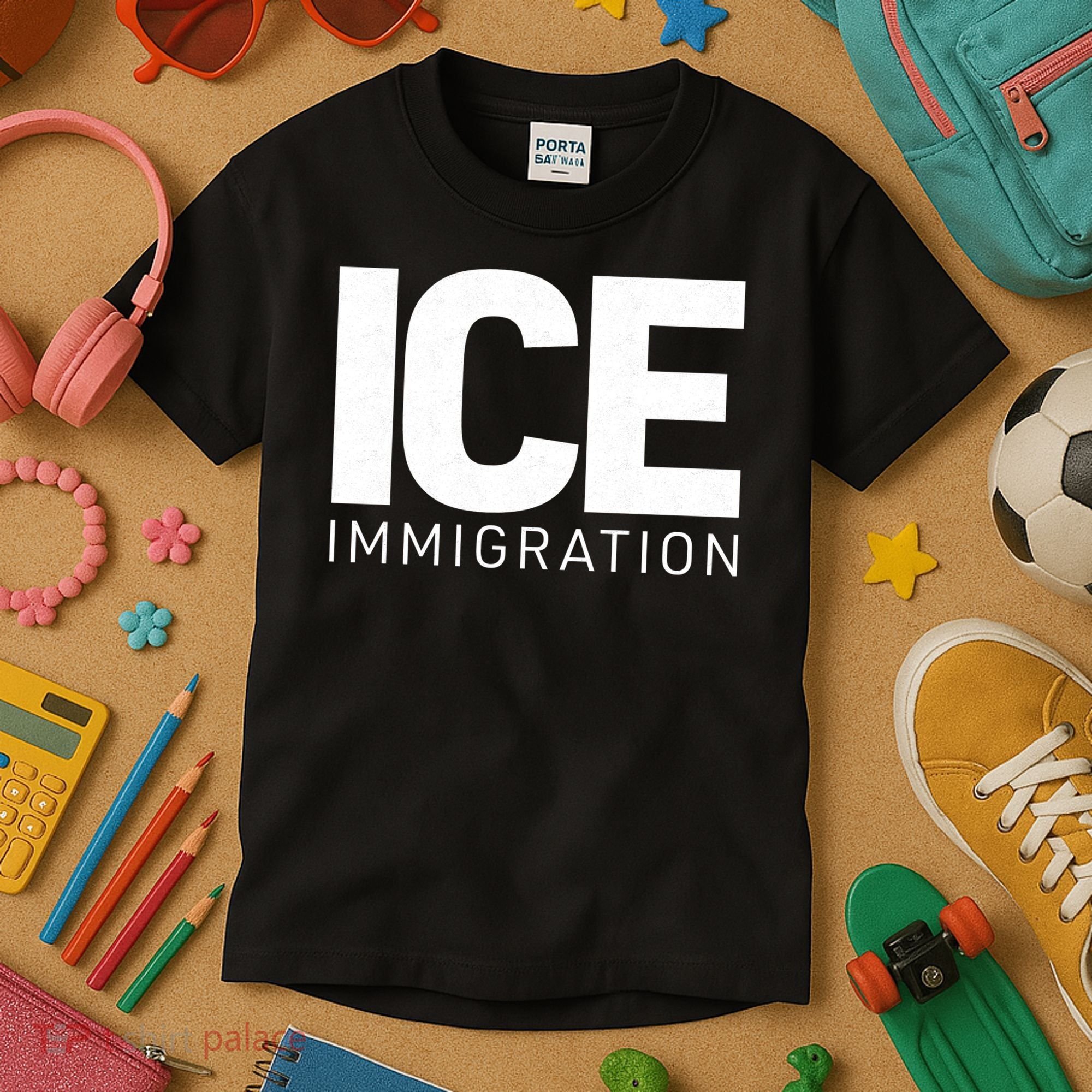 ICE Immigration Kids T-Shirt