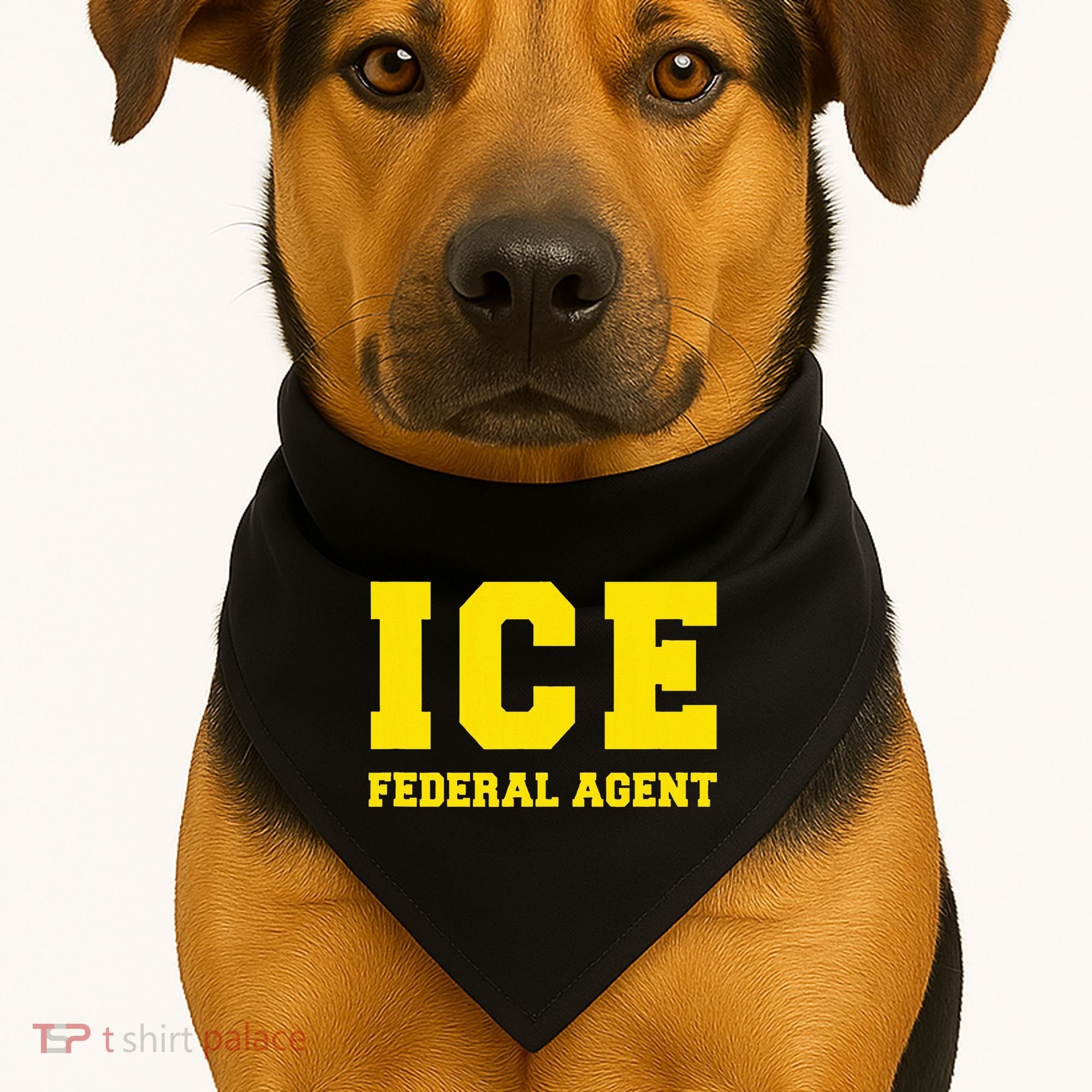 Ice Immigration USA-Made Doggie Bandana