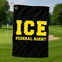 Ice Immigration Golf Towel thumb 1
