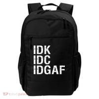 Idk Idc Idgaf Backpack thumb 0