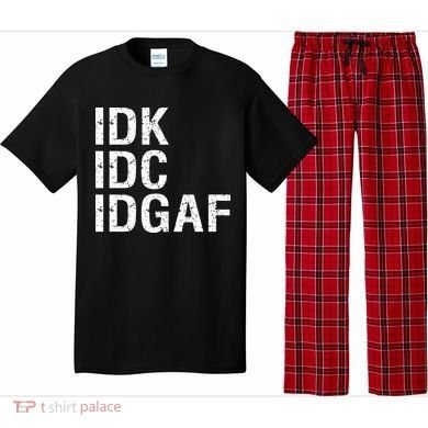 Idk Idc Idgaf Pajama Set